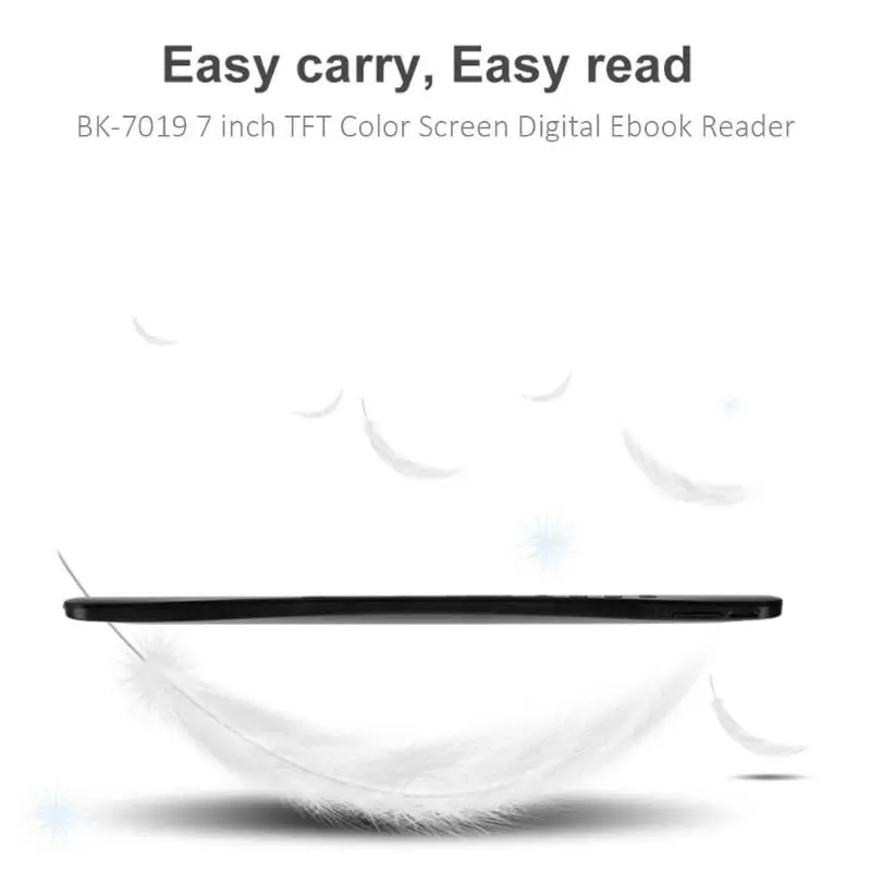 7 дюймов E-Ink Дисплей чтения электронных книг 800x480 читалка электронная Бумага книга с передним светильник чехол-кошелек из искусственной работникам подарки