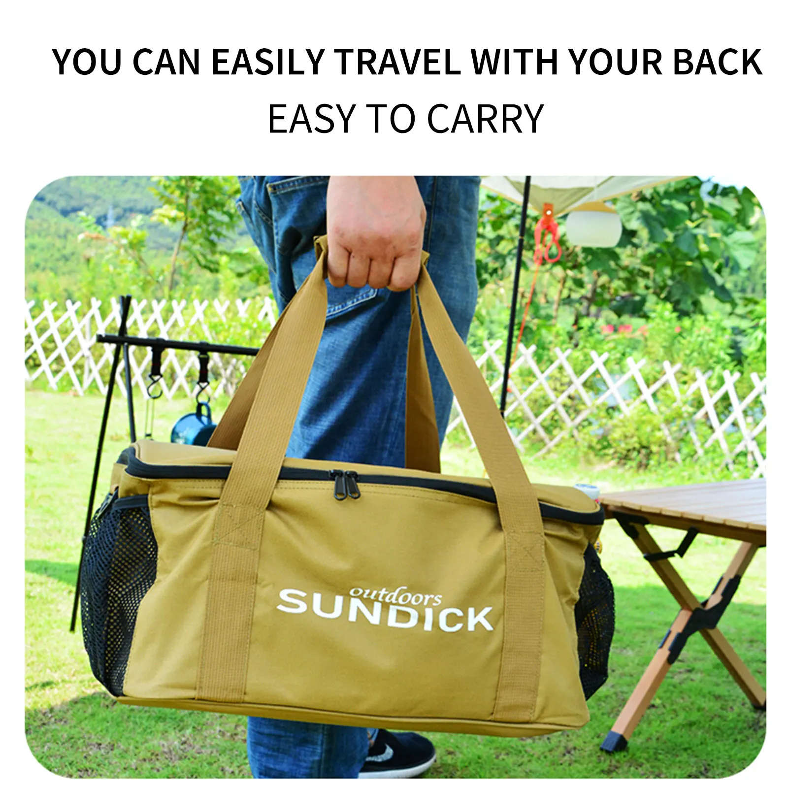 Camping Storage Bag Outdoor Picnic Waterproof Thermal Cooler