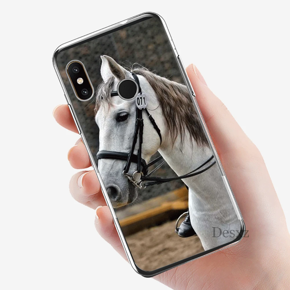 Чехол для телефона для Xiaomi mi CC9 CC9E 9T mi x 2 S, 6, 8, 9, SE A1 A2 5X 6X макс 3 A3 Pro Lite чехол конь перламутровая втирка для ногтей