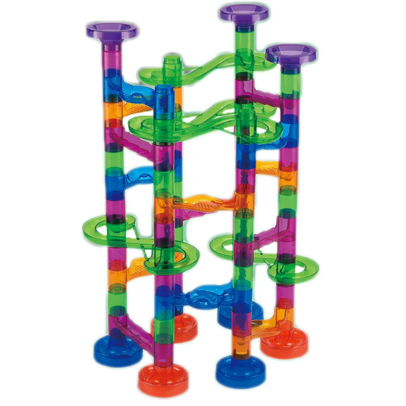 

Foreign Trade New Style Children'S Educational DIY Splicing Toys High Precision Night Light Camera Track Ball Bearing Building B