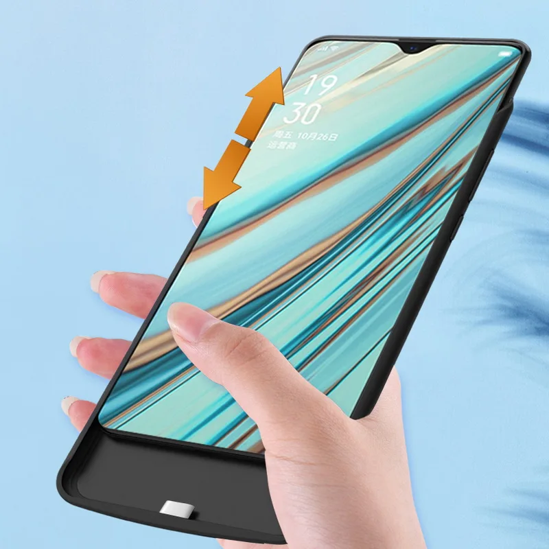 Чехол для зарядного устройства для OPPO Realme 3 Pro X Lite K3 A11X A9 A5 2010 Reno 2 Z универсальный портативный внешний аккумулятор чехол для зарядного устройства