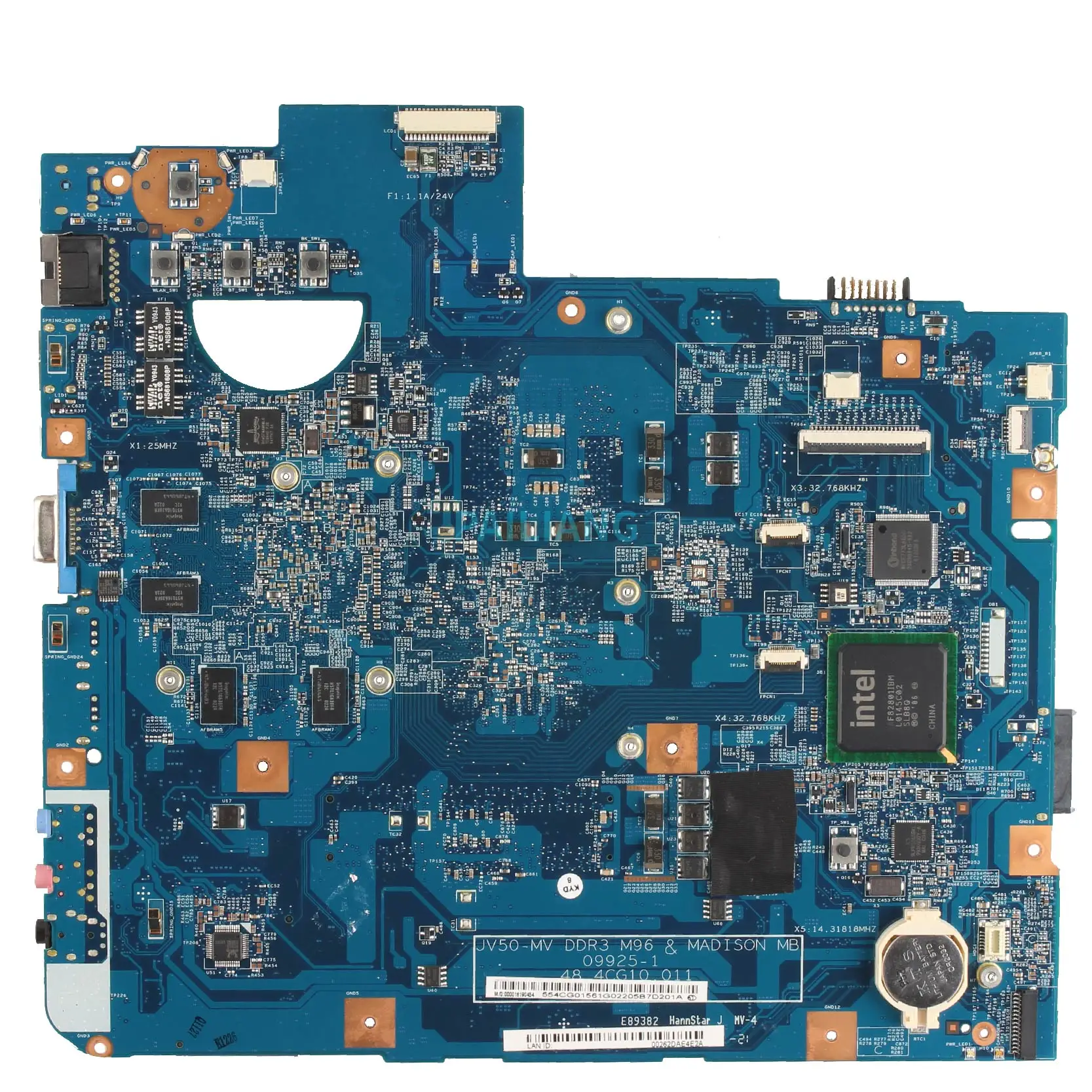  PAILIANG Laptop motherboard For ACER Aspire 5738 Core GM45 Mainboard 09925-1 tesed DDR3