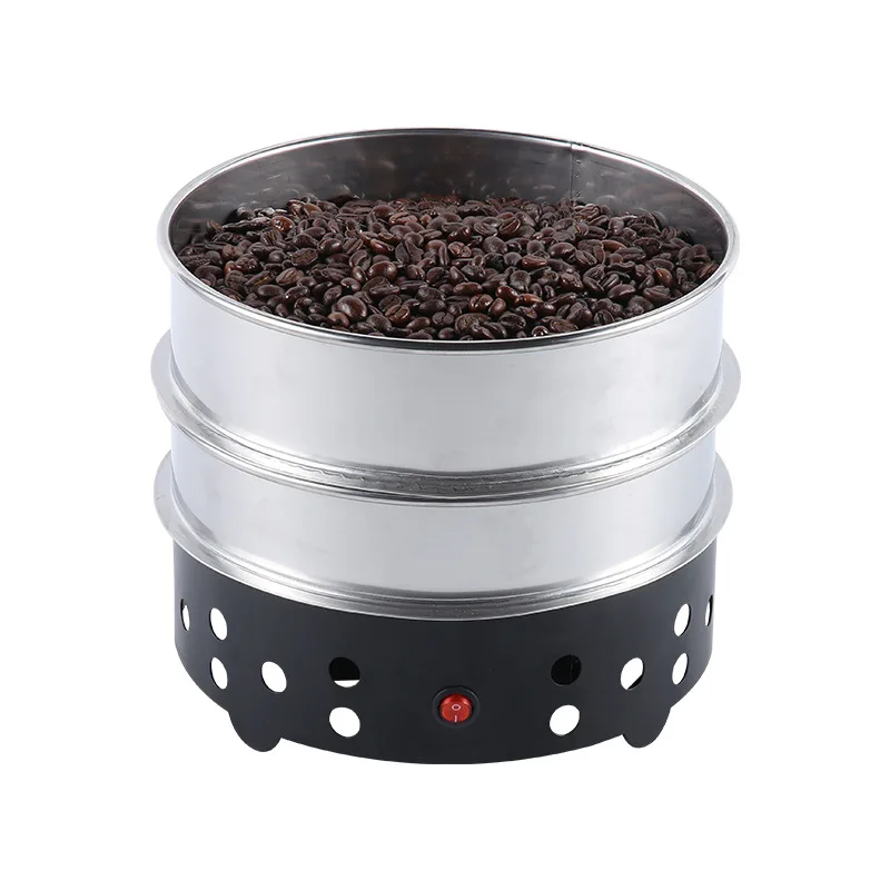 110V/220V Household Small Coffee Bean Roaster High Suction Stainless Steel Cooler Cooling Plate With Filter Radiator coffee bean roaster