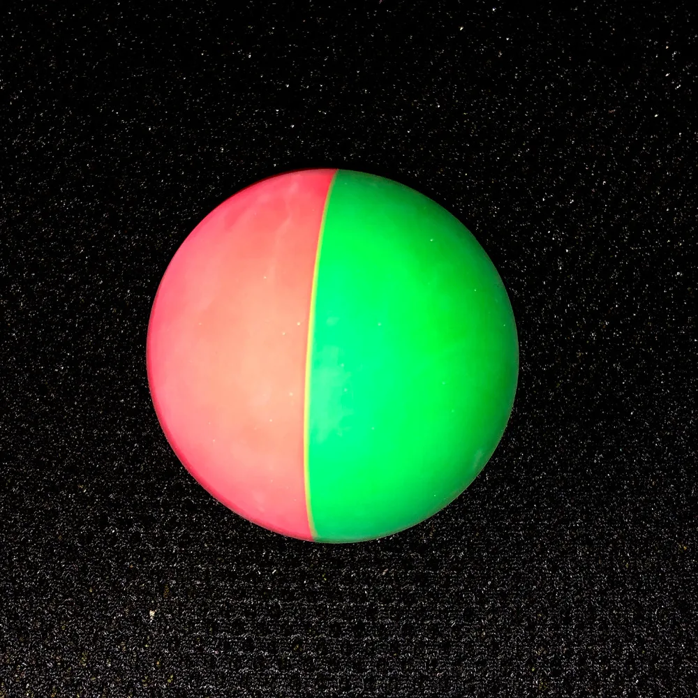 1 шт. 6 см двухцветный Сквош мяч низкоскоростной резиновый полый для тренировок