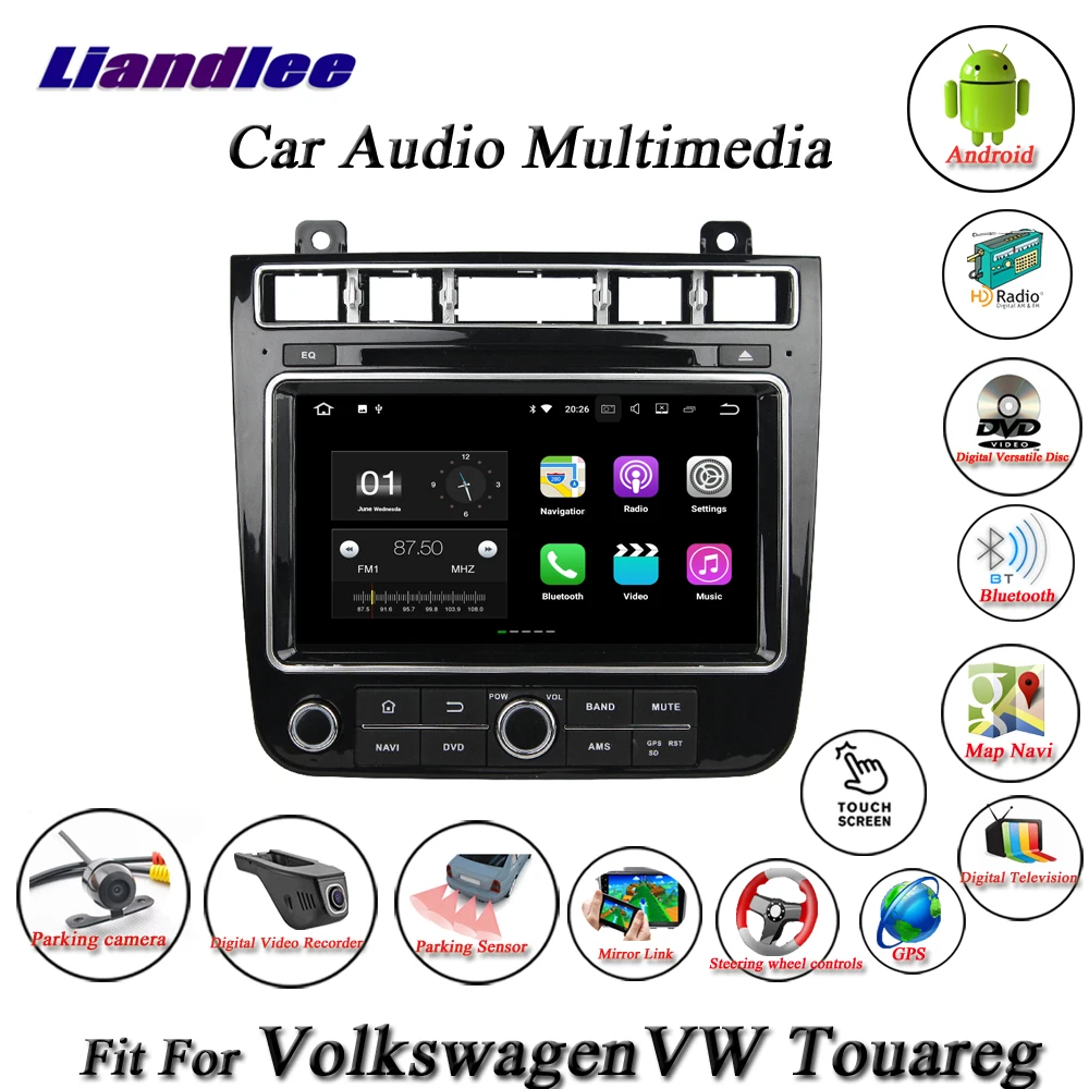 Liandlee автомобильная система Android для Volkswagen VW Touareg 2015 ~ 2016 радио CD DVD плеер GPS