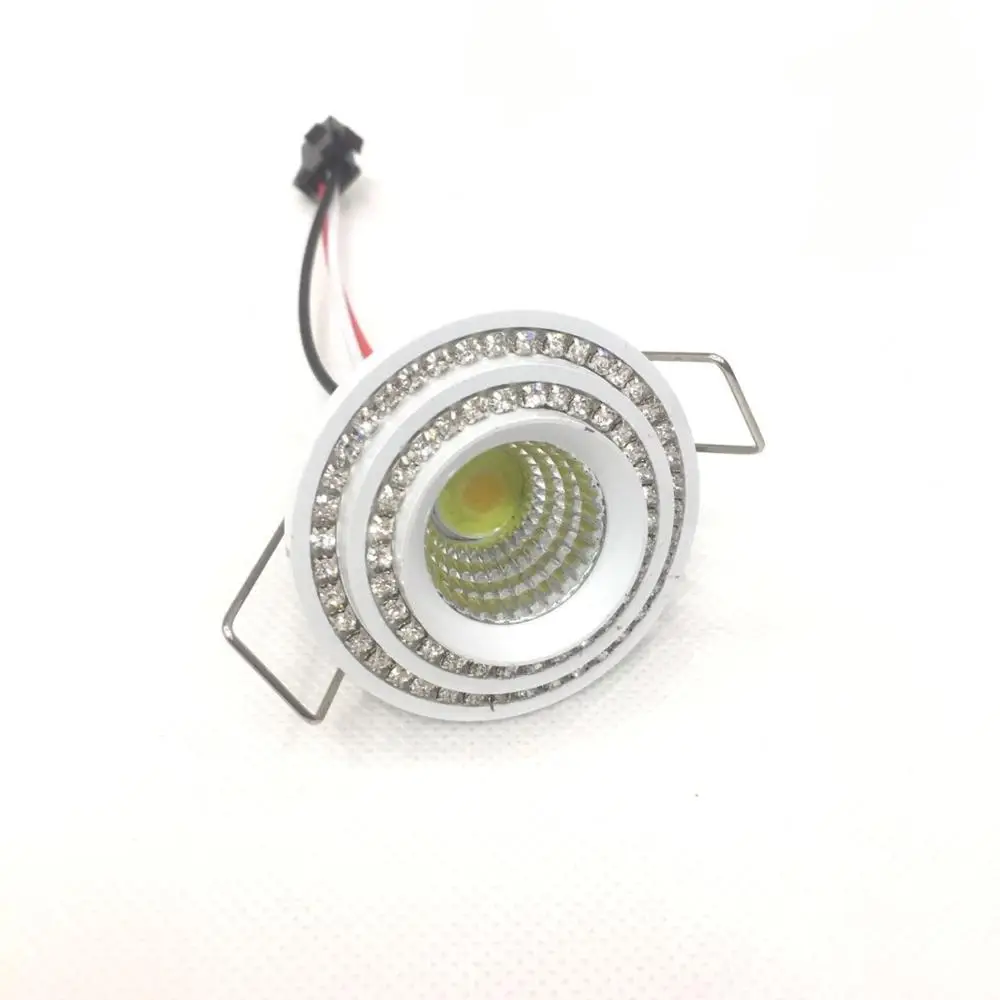 5Stück 3 W светодиодный мини Einbauleuchte круглый verstellbarer пятно Deckenlampe 230 V светодиодный-Schrankleuchte