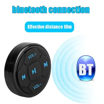 

Universal Car bluetooth Steering Wheel Mobile Phone Wireless Remote Control MP3 Music Play for Android IOS Phone Control Car Kit