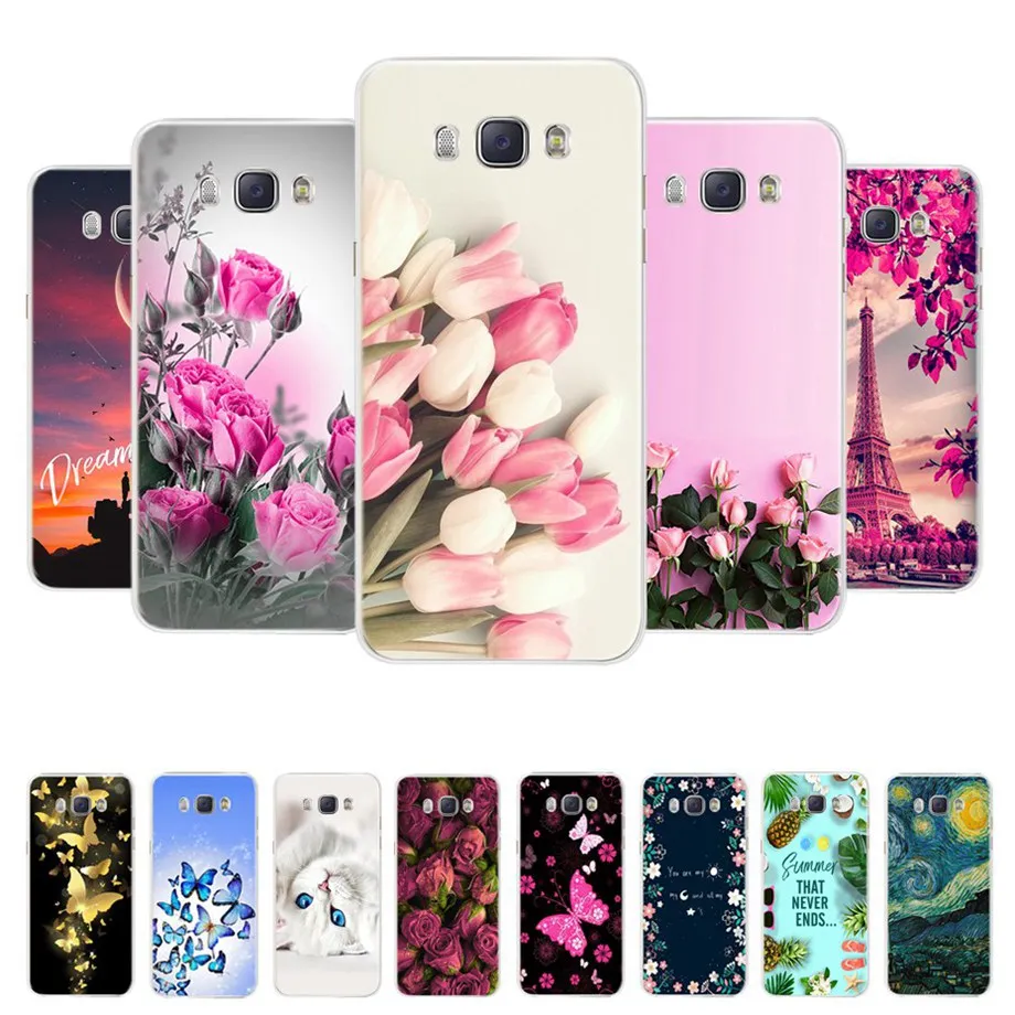 

For Samsung Galaxy J7 2016 J710 J710F Case Silicone Soft Back Cover Cases For Fundas Samsung J7 2016 phone case protection cover