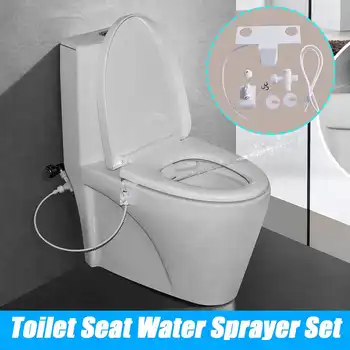 

Smart Toilet Flushing Sanitary Device Bidet Water Spray Seat Practical Toilet Sprayer Set Nozzle Bidet Part Cleaning Adsorption