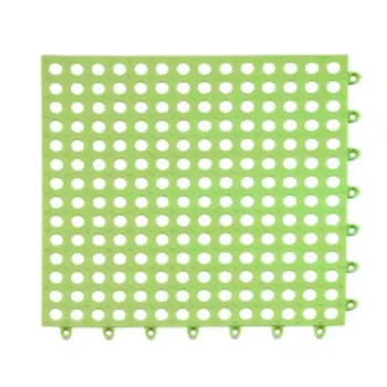 

Household Spliced Pinhole Green 30x30cm Plastic Drainable Shower Mat Washer Pad Bathtub Washable Bathroom Mat