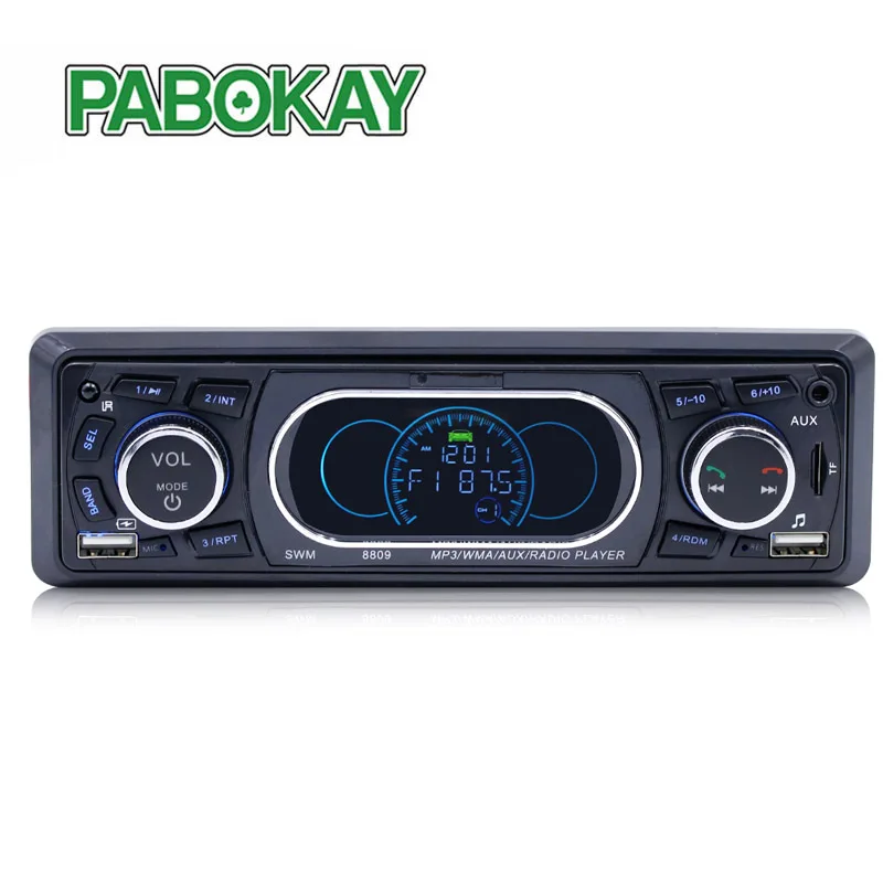 FS Bluetooth 1-Din автомобильный стерео аудио в-тире MP3 радио плеер Поддержка USB/TF/AUX/FM