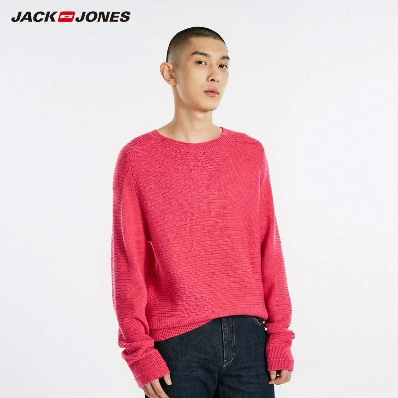 Мужской кашемировый и шерстяной свитер JackJones пуловер базовая мужская одежда