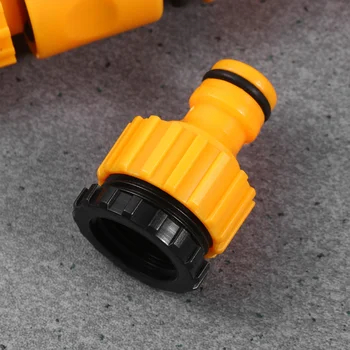 

8PCS/Set 1/2 inch Quick Release Connection Joint Fittings Garden Water Pipe Connectors Car Wash Water Pipe Faucet (Yellow)