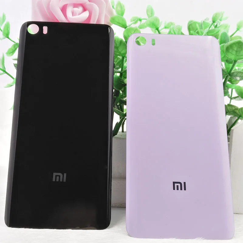 3D стеклянный чехол на заднюю крышку для XIAOMI phone MI5 задняя дверь Замена батарейного отсека клейкая наклейка 5,15 дюймов 4 цвета