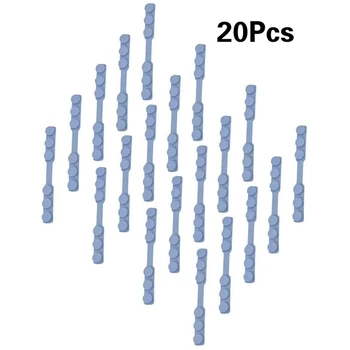 

20 Pcs Mask Strap Extender Adjustable Non-Slip Silicone Strap Extender Mask Extension Buckle