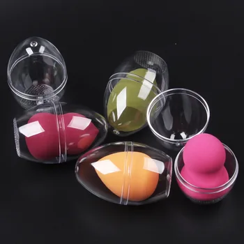 

New Empty Makeup Sponge Puff Holder Stand Storage Box Cosmetic Egg Puff Case Make Up Tools