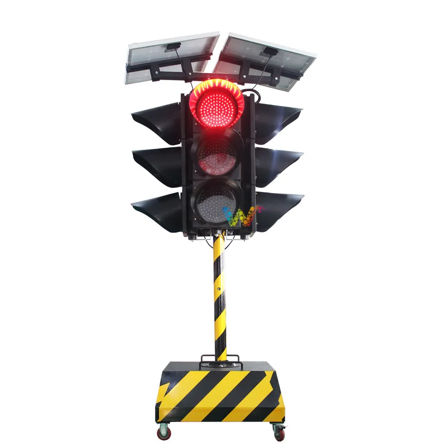 

Trailer Mounted Solar China Mobile Traffic Lights Intersection Temporary Emergency Lights-China Mobile Four Sides Three-Lamp Tra