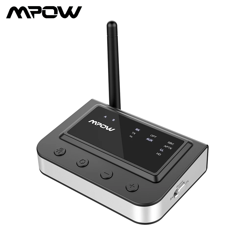 Mpow Bluetooth 5 0 приемник передатчик 3 в 1 Aptx HD адаптер Оптический RCA мм AUX для ТВ ПК