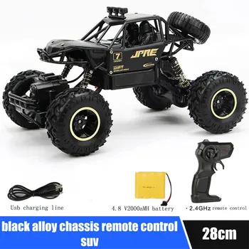 

Off-Road RC Cars for Kids 2.4GHZ 4WD Radio Remote Control Climbing Car Monster Truck for Run on Ground/Grass Land