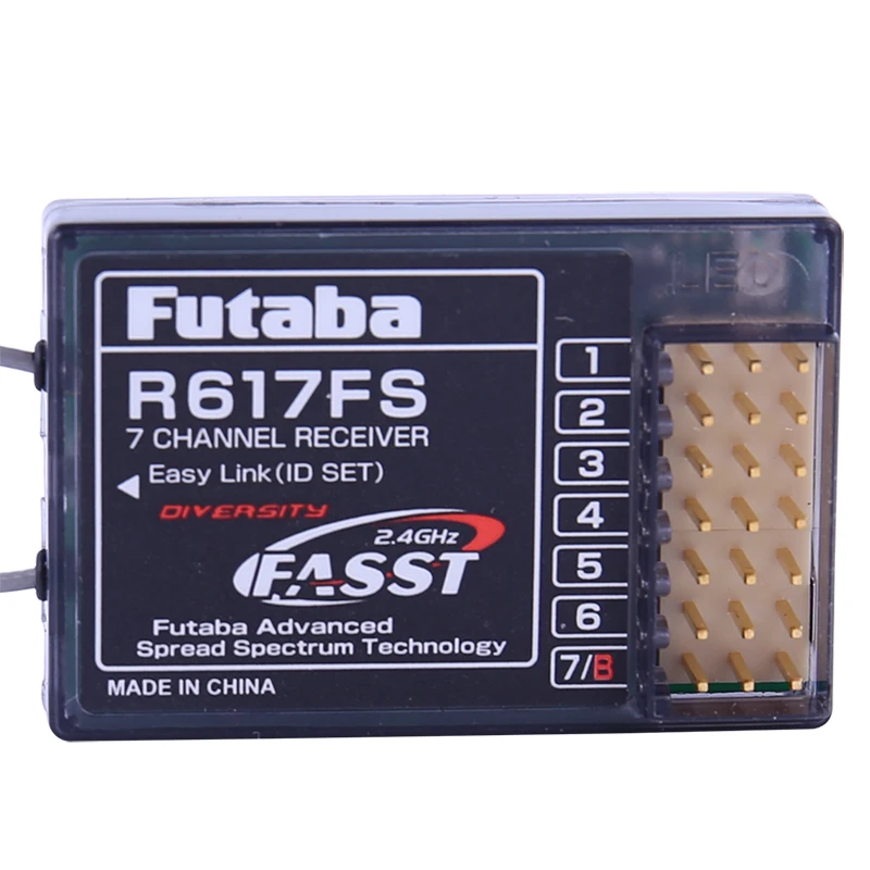 Оригинальный FUTABA R617FS 2 4G 7 канальный приемник FASST система T8FG 14SG для