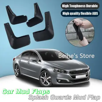 

For Peugeot 508 2011-2014 Splash Guards Mud Flap Front Rear Mudguards Fender