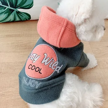 

Pet Chihuahua Pug Dog Clothes Warm Winter Pet Puppy Coat Hooded Jacket Clothing Small Medium Dogs Button Warm Jacket