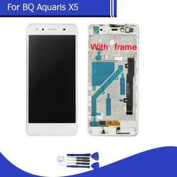 

For BQ Aquaris X5 LCD Display Touch Screen Digitizer Assembly Repair Parts For BQ Aquaris X5 with frame+ Tools