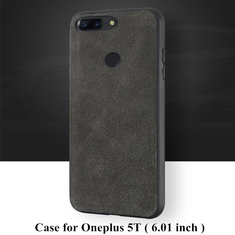 For Oneplus 5T Итальянский замшевый кожаный тканевый чехол для Oneplus 5 6 5T чехол s защитный чехол для телефона чехол для Oneplus 7 pro Fundas Capa - Цвет: For Oneplus 5T