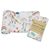 Muslin Baby Swaddle Bamboo Cotton Blanket Wrap Gauze Feeding Scraf Burp Cloths Bath Towel Baby Swaddle Small Size Baby Stuff 2