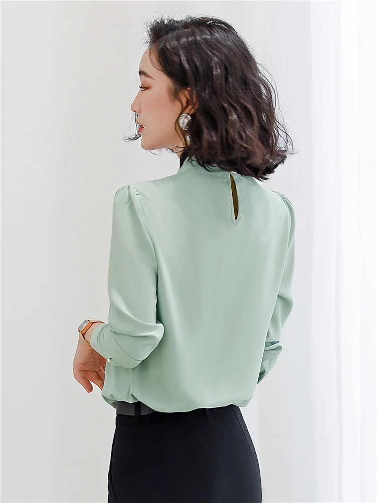 long chiffon blouse