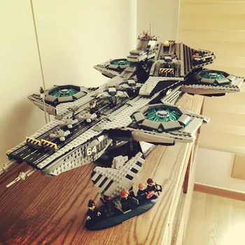 

DHL 07043 (87025) 3057pcs compatible with 76042 Avenger alliance aegis sky aircraft carrier block boy toy