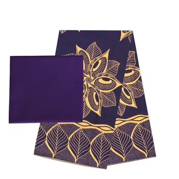 

4+2Yards African Ankara Real Wax Print Fabric For Sewing Wedding Party Dress 2020 High quality Nigerian Veritable Wax Fabric