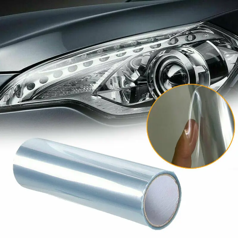 30*120cm Clear Light Covering Film Car Clear Tint Headlight Taillight Vinyl Film Fog Light Rear Lamp Tint Film Sticker Decal - Image 2