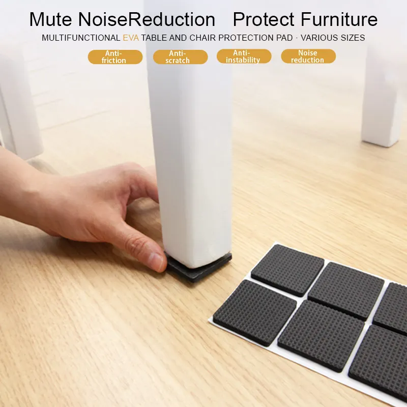 190 Pcs Mutli Size Self Adhesive Felt Floor protector Pads Furniture Floor Sratc 