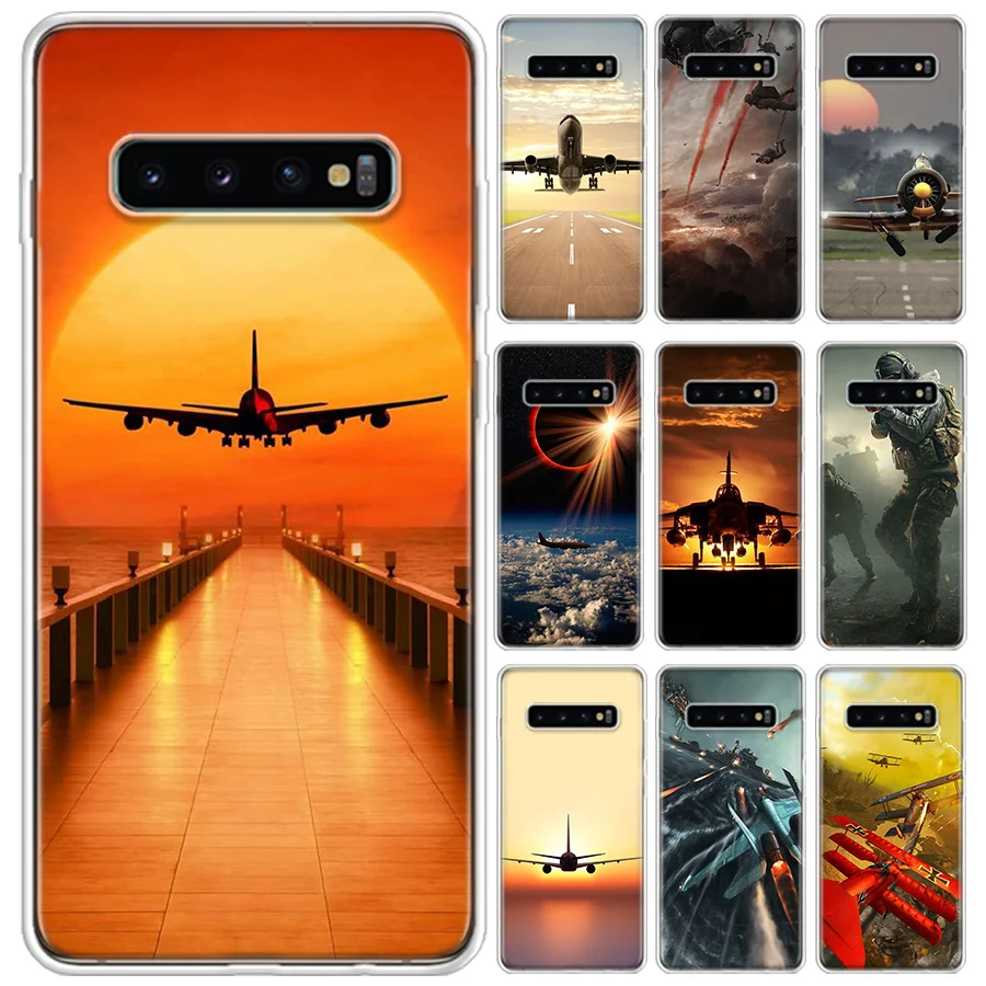 Самолет войны чехол для телефона Samsung Galaxy S20 ультра плюс S7 S8 S9 S10 S10E NOTE8 NOTE9 NOTE10 J4 J6 J8