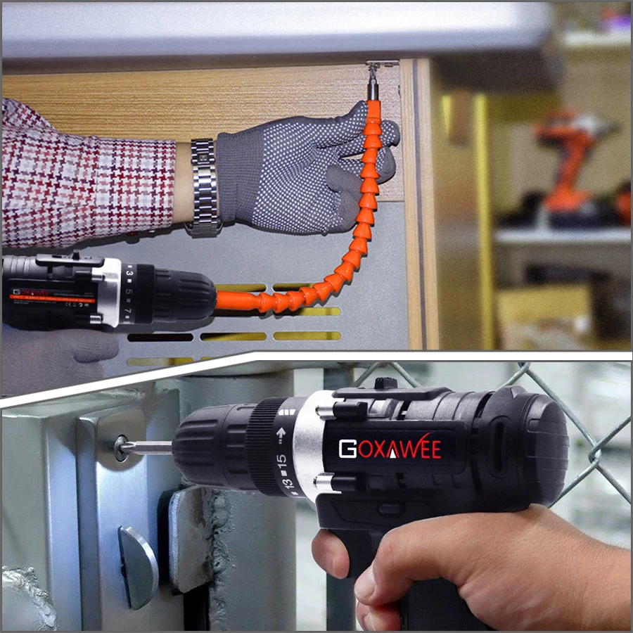 GOXAWEE 12V Two Speed Electric Screwdriver