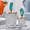 Golden Elk Glass Bottle Animal Decorative Candy Glass Jars with Lids Sugar Dried Fruit Tanks Coffee Table Desktop Storage Jar 1