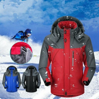 

1PCS Ski Jackets Windproof Waterproof Winter Warm Outdoor Sport Fleece Jacket Snow Skiing Snowboarding Hiking Trekking Coats