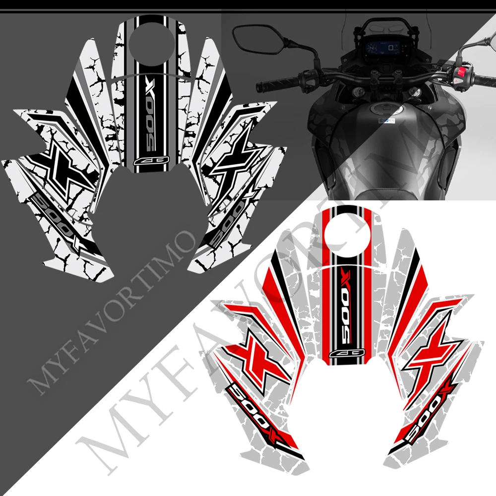 For Honda CB500X CB 500X Protector Tank Pad Stickers Emblem Trunk Luggage Fairing Fender Windshield Handguard Wind Deflector