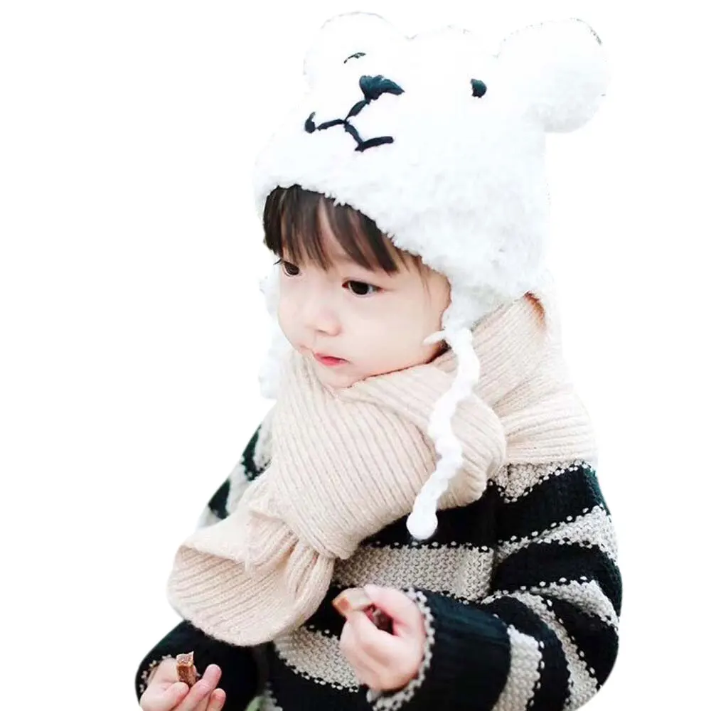 Осень зима 2020 теплая удобная шапочка для новорожденного малыша маленьких детей