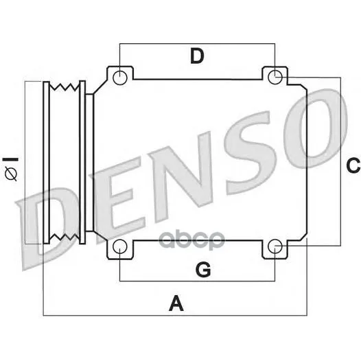 Компрессор Кондиционера Toyota: Camry 2.4 06-09 Denso арт. DCP50042