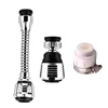 360 Degree Adjustment Kitchen Faucet Extension Tube Bathroom Extension Water Tap Water Filter Foam Kitchen Faucet Accessories 1