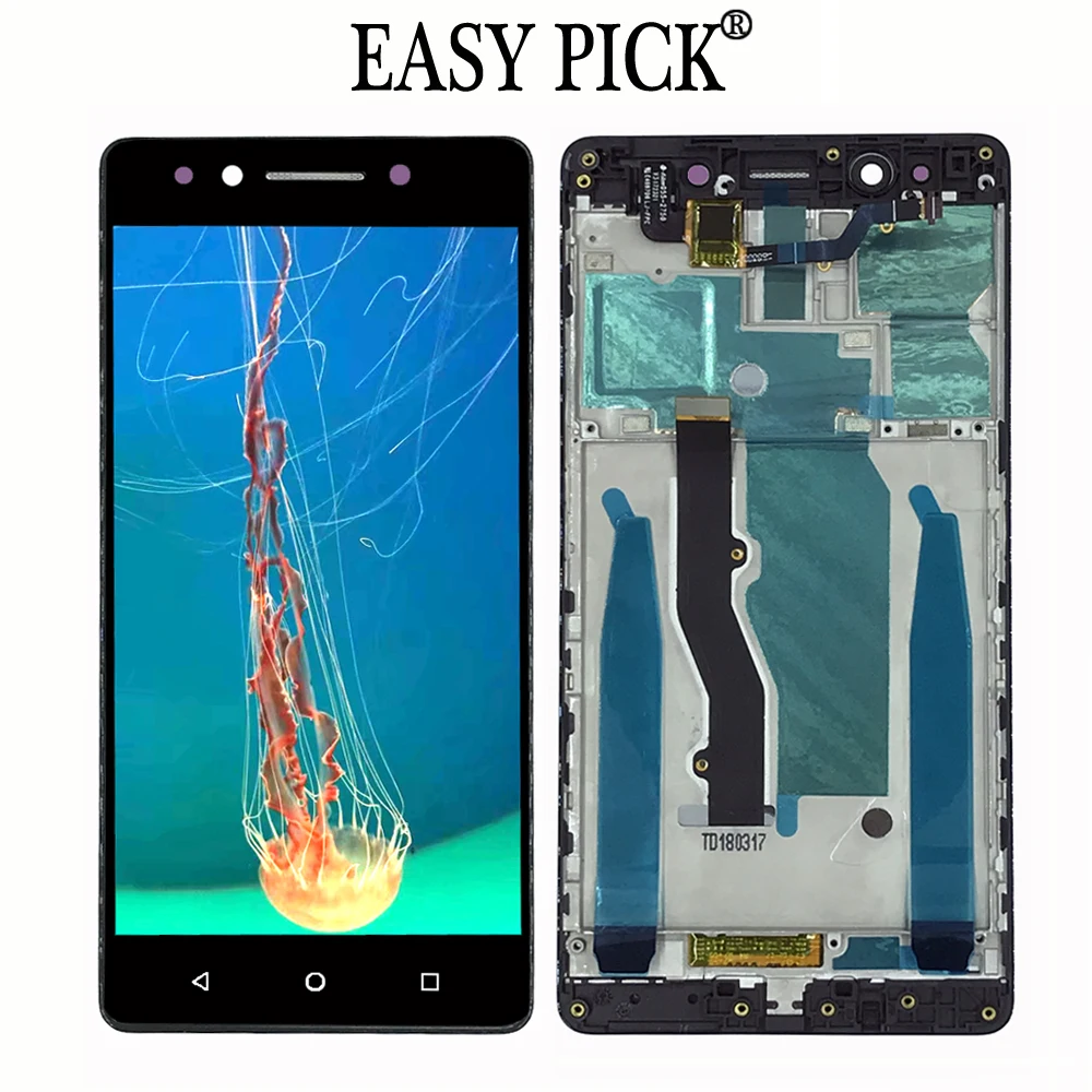 

For Lenovo K8 Note XT1902-3 XT1902-2 LCD Display Touch Screen Digitizer Assembly Replacement Free Tools 5.5" inch AAA+++ Quality