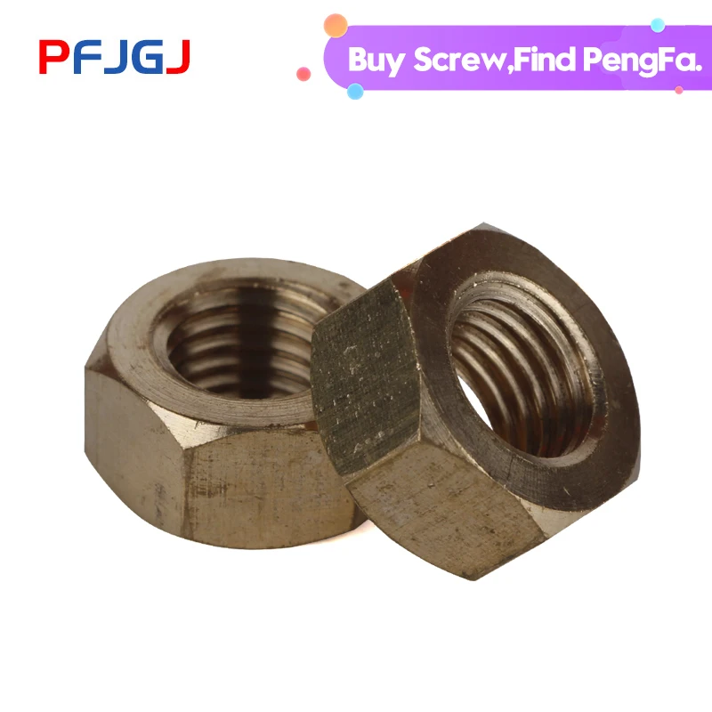 Peng Fa 50 шт. M1.6 M2 M2.5 M3 M4 M5 M6 M8 M10 M36 GB52 медь шестигранные искусственные гайки|Гайки| |