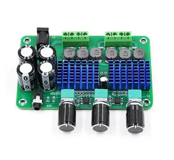 

2.1 Channel Digital Amplifier Board 2x50W+100W DC12-24V TPA3116D2 Audio Module