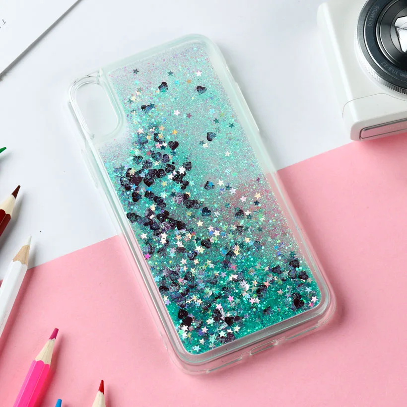 

Dynamic Liquid Glitter Case For iPhone 11 Cases Bumper For Iphone XS Max XR X Cover Protective Fundas For iPhone 11 Pro Max Case
