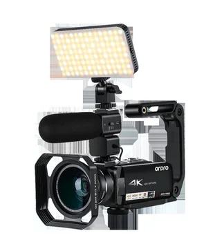 

Ordro HDR-AC7 4K UHD Camcorder 10x Optical Zoom Video Camera 3.1'' IPS Wi-Fi Camera Recorder Support Microphone Wide Angle Lens
