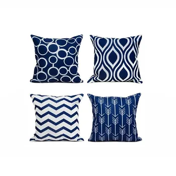 

4PCSGeometric Pillow Case Sofa Car Waist Throw Cushion Cover Home Decor Decorative Pillows Sofa Home Decoration Pillowcases