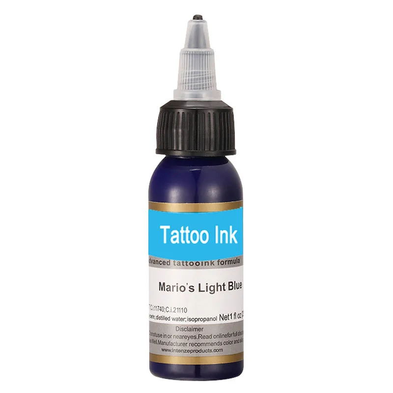 Tattoo-Inks-mario's light blue