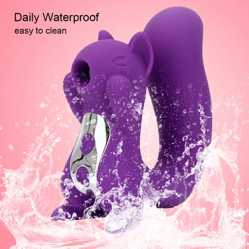 Sexy Squirrel Sucking Vibrators for Women Clitoris Sucker Nipple Licks Tail Dildos Anal Plug Sex Toys Female Masturbator Erotic 6